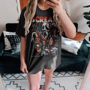 Vintage Scream Ghostface Sweatshirt, Horror Movie Shirt, Scream Movie Tee, Ghostface Sweatshirt, Halloween Gift